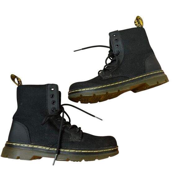Dr. Martens Junior Combs Extra Tough Poly Casual Boots in Black Kids Size 4 - Picture 7 of 7